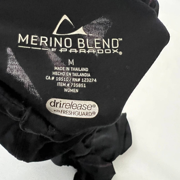 Paradox Tops Paradox Merino Blend Top Long Sleeve Quarter Zip Dri